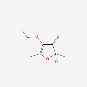 molecular formula C8H12O3 B1334987 2,5-Dimethyl-4-ethoxy-3(2H)-furanone CAS No. 65330-49-6