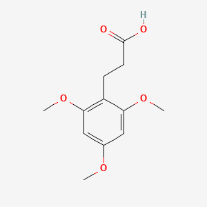 molecular formula C12H16O5 B1334989 3-(2,4,6-Trimethoxyphenyl)propanoic acid CAS No. 74737-05-6