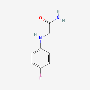 molecular formula C8H9FN2O B1334991 2-((4-氟苯基)氨基)乙酰胺 CAS No. 85098-68-6