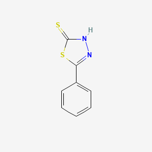 molecular formula C8H6N2S2 B1335008 5-Phenyl-1,3,4-thiadiazole-2-thiol CAS No. 5585-19-3