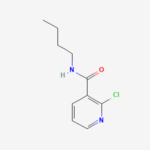 molecular formula C10H13ClN2O B1335012 3-Pyridinecarboxamide, N-butyl-2-chloro- CAS No. 56149-32-7