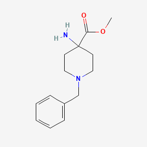 molecular formula C14H20N2O2 B1335015 甲基4-氨基-1-苄基哌啶-4-羧酸酯 CAS No. 57611-57-1