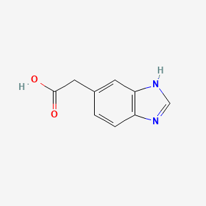 molecular formula C9H8N2O2 B1335018 2-(1H-苯并[d]咪唑-6-基)乙酸 CAS No. 473895-86-2