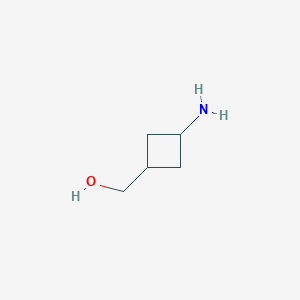 molecular formula C5H11NO B133502 (3-Aminocyclobutyl)methanol CAS No. 142733-66-2