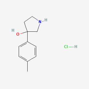 3-p-Tolyl-pyrrolidin-3-ol hydrochloride