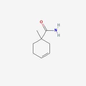 molecular formula C8H13NO B1335022 1-methylcyclohex-3-ene-1-carboxamide CAS No. 69352-89-2