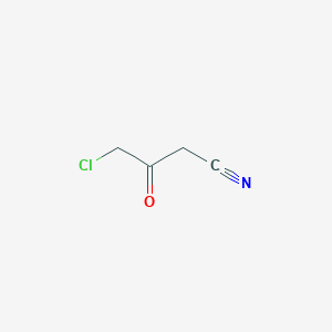 molecular formula C4H4ClNO B13350268 4-Chloro-3-oxobutanenitrile 