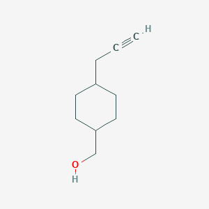 molecular formula C10H16O B133503 trans-4-(2-Propynyl)-cyclohexanemethanol CAS No. 250682-79-2
