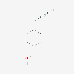 molecular formula C10H16O B133503 (4-Prop-2-ynylcyclohexyl)methanol CAS No. 250682-79-2