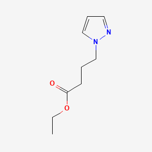 molecular formula C9H14N2O2 B1335031 ethyl 4-(1H-pyrazol-1-yl)butanoate CAS No. 110525-55-8