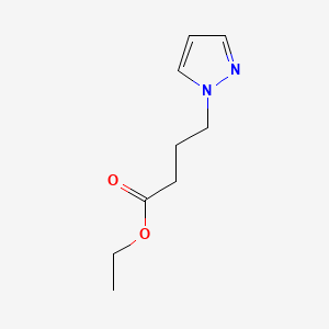 molecular formula C9H14N2O2 B1335031 Pyrazole-1-butyric acid, ethyl ester CAS No. 110525-55-8