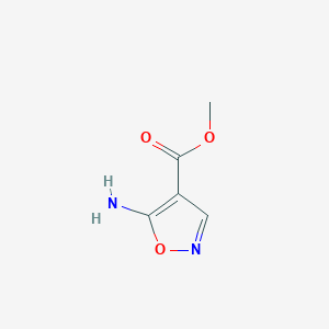 molecular formula C5H6N2O3 B133504 Methyl 5-aminoisoxazole-4-carboxylate CAS No. 145798-74-9