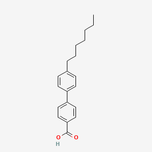 molecular formula C20H24O2 B1335047 4-(4-Heptylphenyl)benzoic Acid CAS No. 92758-27-5