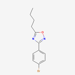 molecular formula C12H13BrN2O B1335057 3-(4-Bromophenyl)-5-butyl-1,2,4-oxadiazole CAS No. 313536-71-9