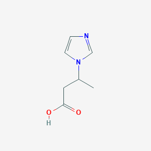 molecular formula C7H10N2O2 B1335060 3-(1H-咪唑-1-基)丁酸 CAS No. 98009-60-0
