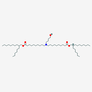 molecular formula C56H111NO5 B13350627 Bis(2-hexyldecyl) 10,10'-((4-hydroxybutyl)azanediyl)bis(decanoate) 