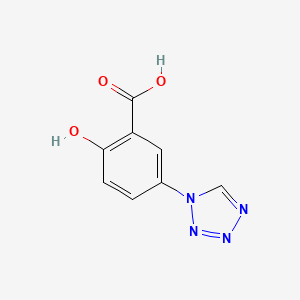 2-hydroxy-5-(1H-tetrazol-1-yl)benzoic acid