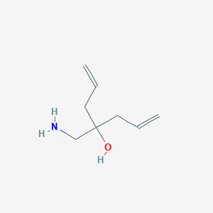 4-(Aminomethyl)hepta-1,6-dien-4-ol
