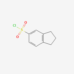 molecular formula C9H9ClO2S B1335092 2,3-dihydro-1H-indene-5-sulfonyl chloride CAS No. 52205-85-3
