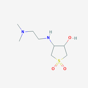 4-(2-Dimethylamino-ethylamino)-1,1-dioxo-tetrahydro-thiophen-3-ol