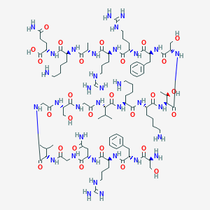 molecular formula C95H160N34O27 B013351 Neuropeptide S (rat) CAS No. 412938-75-1