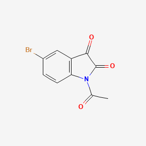 molecular formula C10H6BrNO3 B1335103 1-Acetyl-5-bromo-1H-indole-2,3-dione CAS No. 81964-65-0