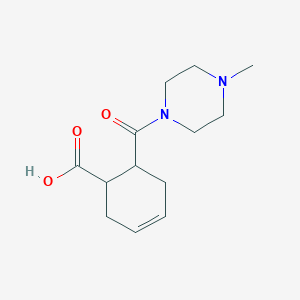 molecular formula C13H20N2O3 B1335105 6-(4-Methyl-piperazine-1-carbonyl)-cyclohex-3-enecarboxylic acid CAS No. 436087-12-6