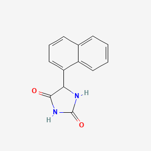 molecular formula C13H10N2O2 B1335120 5-(1-Naphthyl)imidazolidine-2,4-dione CAS No. 22706-10-1