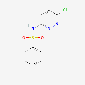 molecular formula C11H10ClN3O2S B1335123 N-(6-chloropyridazin-3-yl)-4-methylbenzenesulfonamide CAS No. 91349-44-9