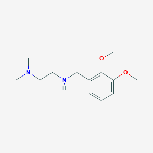 molecular formula C13H22N2O2 B1335132 N'-(2,3-Dimethoxy-benzyl)-N,N-dimethyl-ethane-1,2-diamine CAS No. 626216-30-6