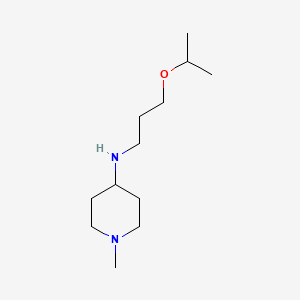 molecular formula C12H26N2O B1335137 (3-Isopropoxy-propyl)-(1-methyl-piperidin-4-yl)-amine CAS No. 799260-52-9