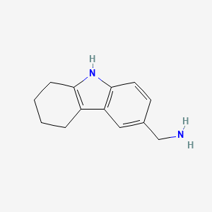 molecular formula C13H16N2 B1335141 C-(6,7,8,9-四氢-5H-咔唑-3-基)-甲胺 CAS No. 76061-94-4