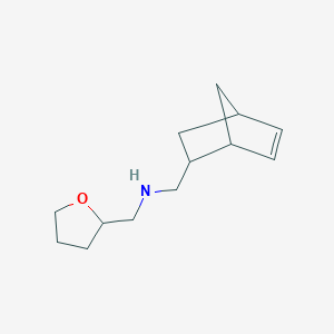 molecular formula C13H21NO B1335143 Bicyclo[2.2.1]hept-5-en-2-ylmethyl-(tetrahydro-furan-2-ylmethyl)-amine CAS No. 1005263-32-0