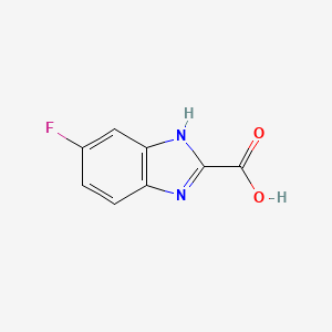 molecular formula C8H5FN2O2 B1335151 6-Fluoro-1H-benzoimidazole-2-carboxylic acid CAS No. 876710-76-8