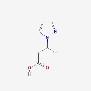 molecular formula C7H10N2O2 B1335156 3-(1H-Pyrazol-1-yl)butanoic acid CAS No. 890092-84-9