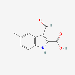 3-Formyl-5-methyl-1H-indole-2-carboxylic acid