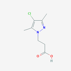 3-(4-Chloro-3,5-dimethyl-pyrazol-1-yl)-propionic acid