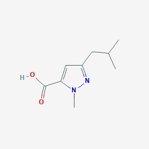 3-isobutyl-1-methyl-1H-pyrazole-5-carboxylic acid
