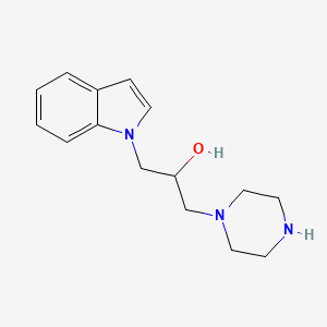 1-Indol-1-yl-3-piperazin-1-yl-propan-2-ol