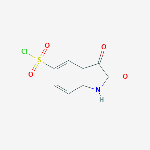molecular formula C8H4ClNO4S B133517 2,3-Dioxoindoline-5-sulfonyl chloride CAS No. 132898-96-5