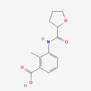 2-Methyl-3-[(tetrahydro-2-furanylcarbonyl)amino]benzoic acid