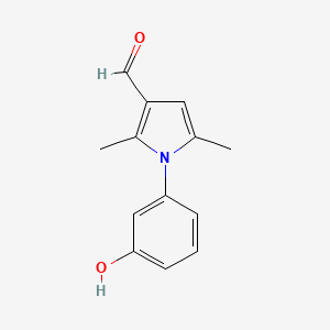 1-(3-Hydroxy-phenyl)-2,5-dimethyl-1H-pyrrole-3-carbaldehyde