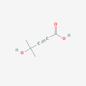 molecular formula C6H8O3 B1335189 4-Hydroxy-4-methylpent-2-ynoic acid CAS No. 50624-25-4