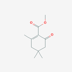 molecular formula C11H16O3 B13351891 Methyl 2,4,4-trimethyl-6-oxo-1-cyclohexene-1-carboxylate CAS No. 75100-65-1