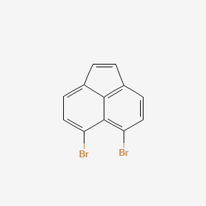 molecular formula C12H6Br2 B13351960 5,6-Dibromoacenaphthylene CAS No. 13577-23-6