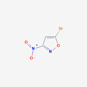 molecular formula C3HBrN2O3 B13351968 5-Bromo-3-nitroisoxazole 