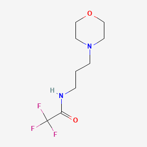molecular formula C9H15F3N2O2 B1335212 2,2,2-三氟-N-(3-吗啉-4-基丙基)乙酰胺 CAS No. 570421-58-8