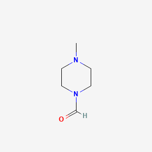 molecular formula C6H12N2O B1335224 1-甲酰基-4-甲基哌嗪 CAS No. 7556-55-0