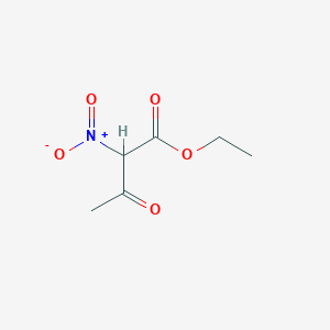 molecular formula C6H9NO5 B1335225 Butanoic acid, 2-nitro-3-oxo-, ethyl ester CAS No. 51026-98-3