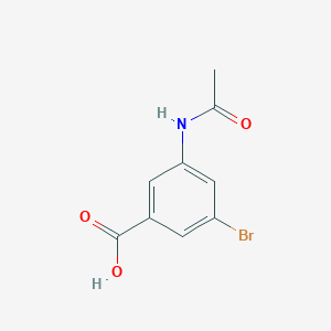 molecular formula C9H8BrNO3 B1335238 3-Acetamido-5-bromobenzoic acid CAS No. 78238-11-6